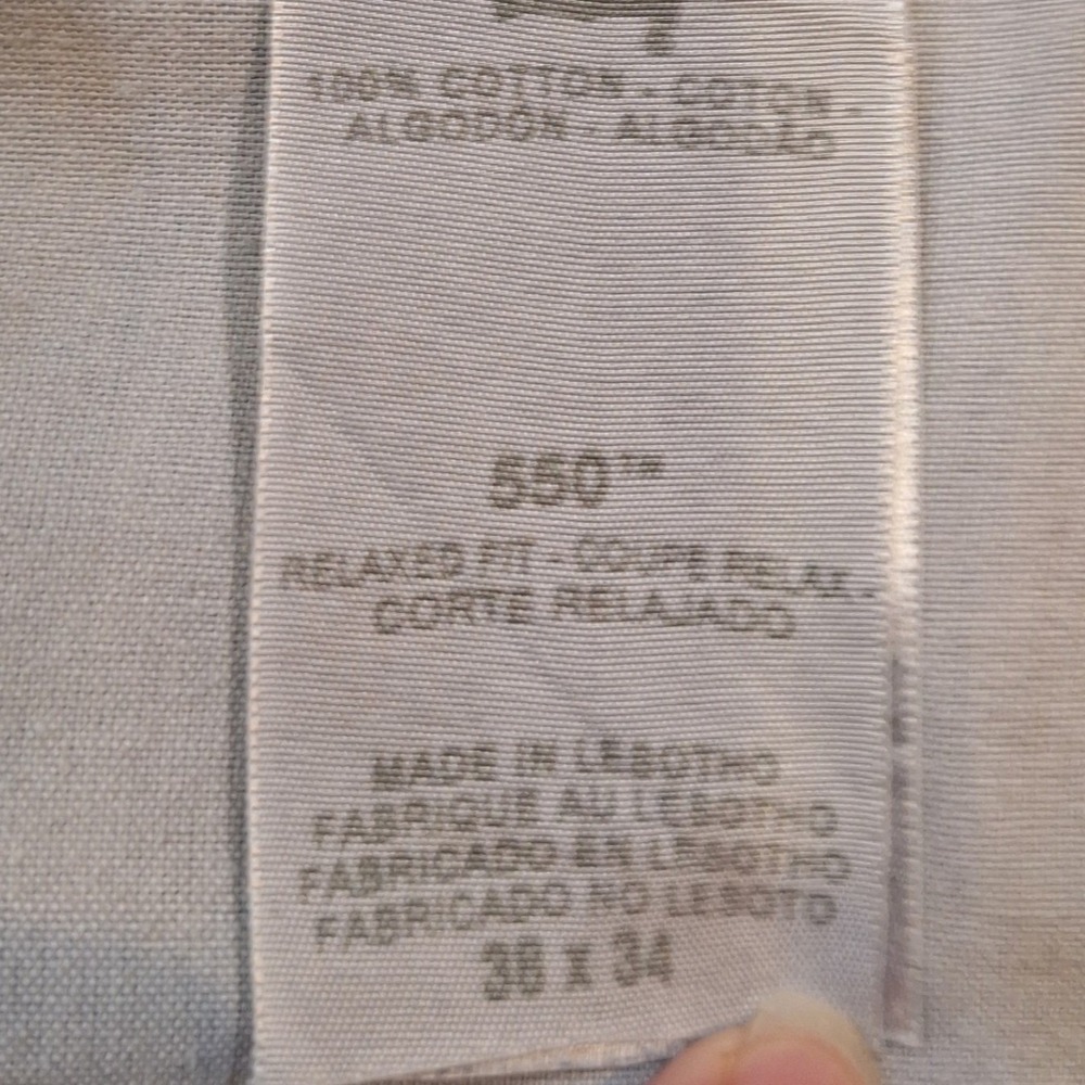 Levi's 550 Relaxed Fit Jeans Mens 38x34 Black Denim Faded Tapered Leg Pants - Picture 4 of 9